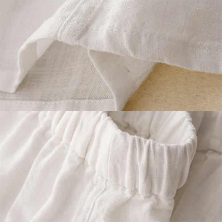 Buddha Stonesドローストリング Aライン ゴムウエスト コットン レディース スカート - image 12