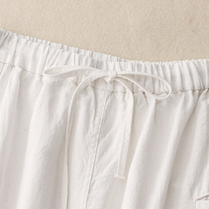 Buddha Stonesドローストリング Aライン ゴムウエスト コットン レディース スカート - image 7