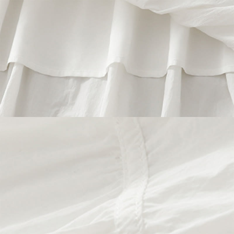 Buddha Stonesのシンプルなライン、伸縮性のあるウエスト、ポケット付きレディーススカート - image 7