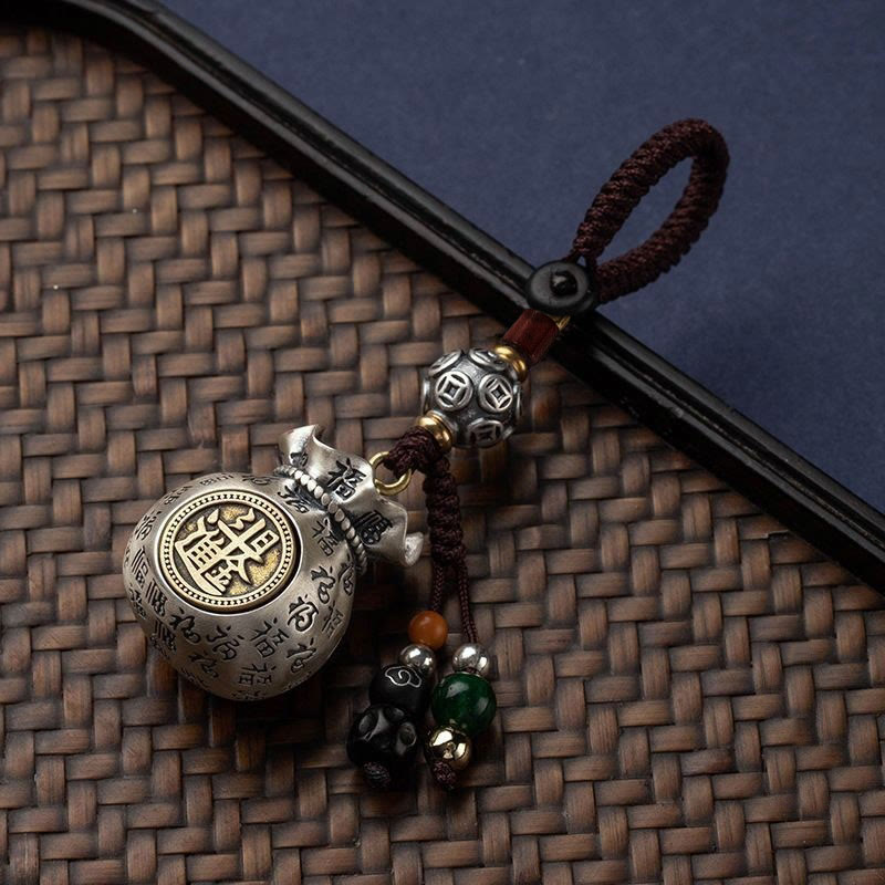 Buddha Stonesフーキャラクターマネーバッグ毎日お金が儲かる幸運繁栄キーチェーン
