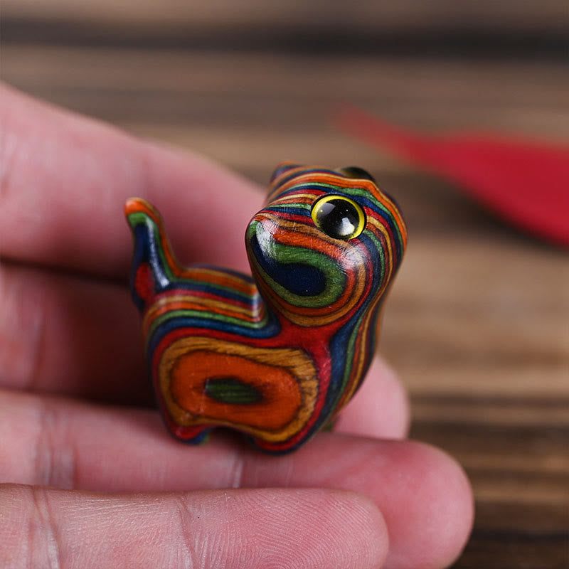 Buddha Stonesレインボーユーカリ かわいい猫動物 落ち着いた装飾 - image 8