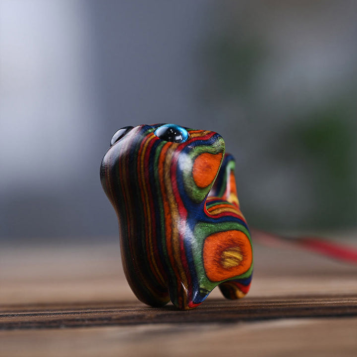 Buddha Stonesレインボーユーカリ かわいい猫動物 落ち着いた装飾 - image 3