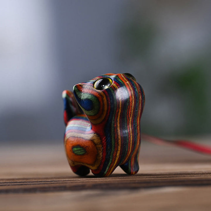 Buddha Stonesレインボーユーカリ かわいい猫動物 落ち着いた装飾 - image 6