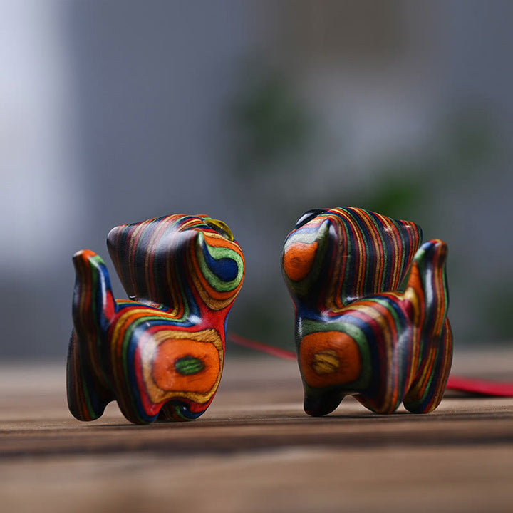 Buddha Stonesレインボーユーカリ かわいい猫動物 落ち着いた装飾 - image 9