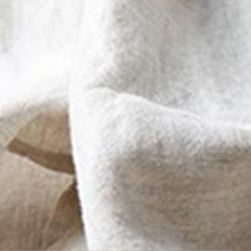 Buddha Stonesカジュアルコットン スリットヘム レディース 7-8丈 ワイドレッグパンツ ポケット付き - image 4