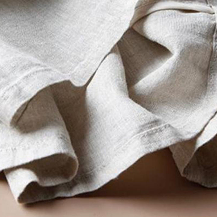 Buddha Stonesカジュアルコットン スリットヘム レディース 7-8丈 ワイドレッグパンツ ポケット付き - image 5