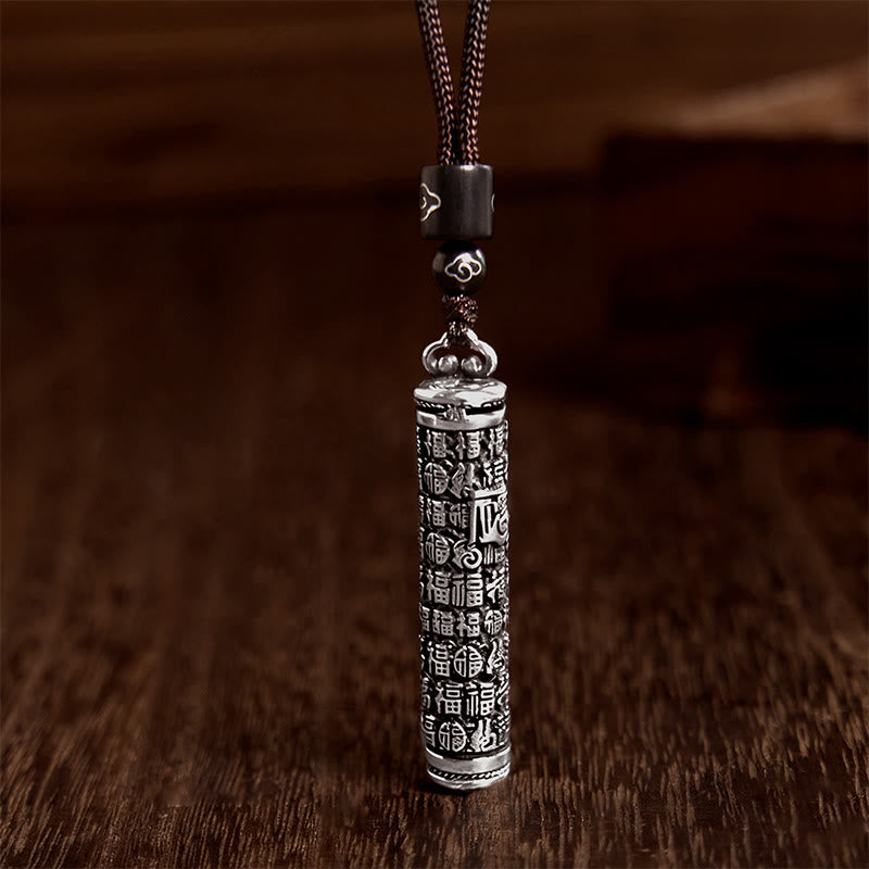 Buddha Stones 銅製フーキャラクタードラゴン柄バランスペンダントネックレス - フーキャラクター - image 5