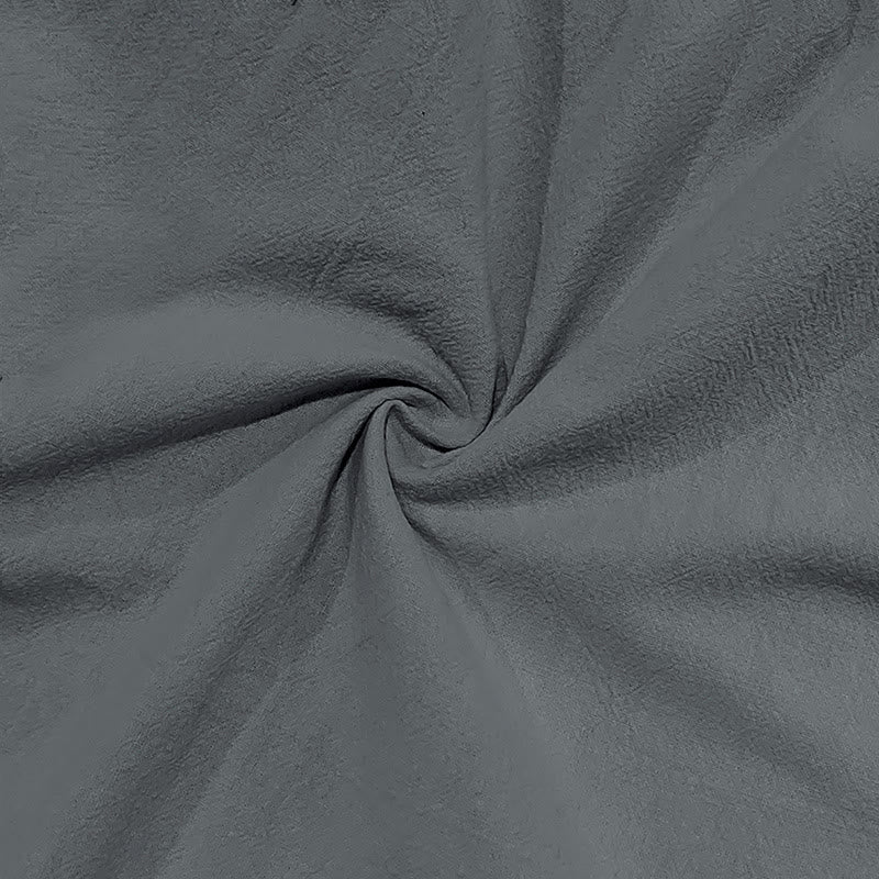 Buddha Stones無地リネン ドローストリング メンズ カーゴパンツ ポケット付き - image 20