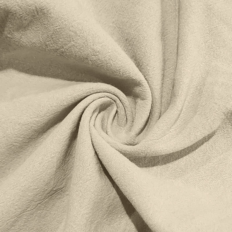 Buddha Stones無地ボタン ドローストリング メンズ コットンパンツ ポケット付き - image 25