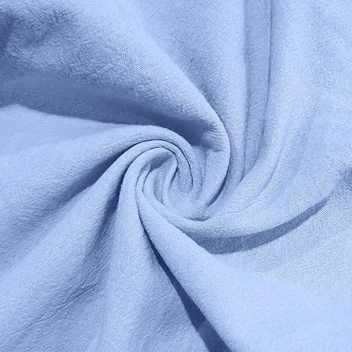 Buddha Stones無地ボタン ドローストリング メンズ コットンパンツ ポケット付き - image 29