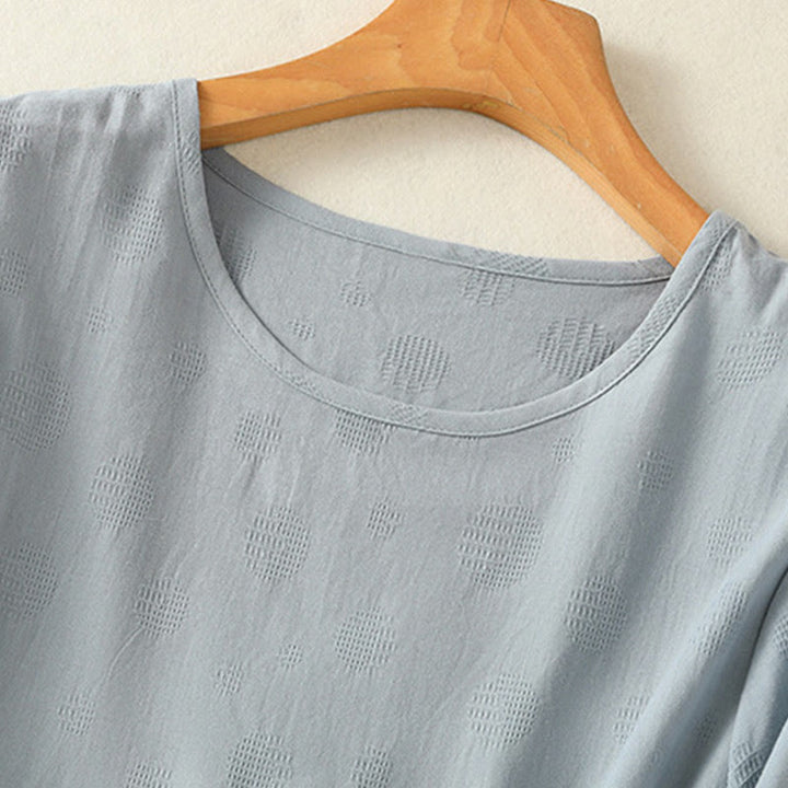 Buddha Stones 2点セット 無地 レディース 半袖シャツ ハーレムパンツ 瞑想服セット - image 3