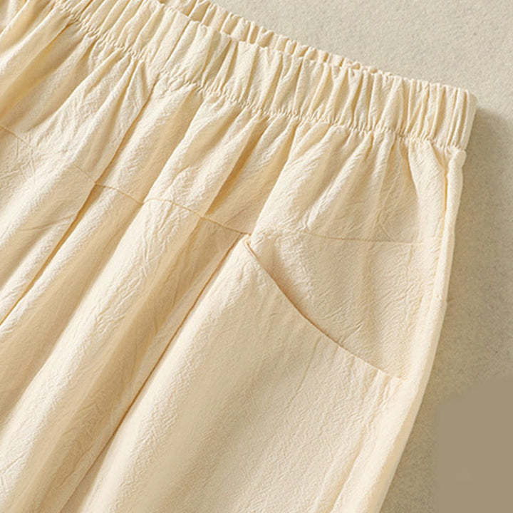 Buddha Stones 2点セット 無地 レディース 半袖シャツ ハーレムパンツ 瞑想服セット - image 15