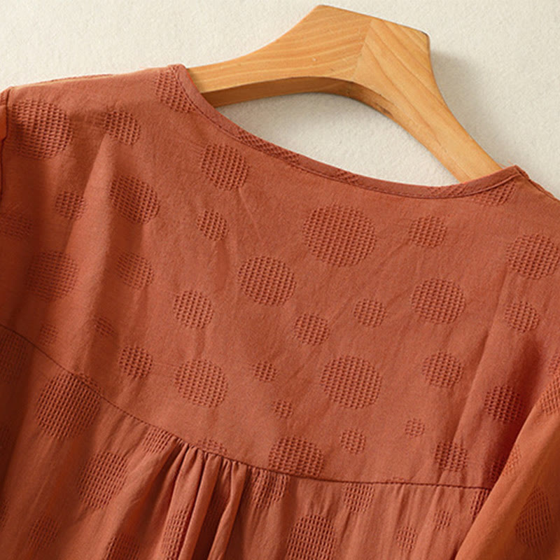 Buddha Stones 2点セット 無地 レディース 半袖シャツ ハーレムパンツ 瞑想服セット - image 20