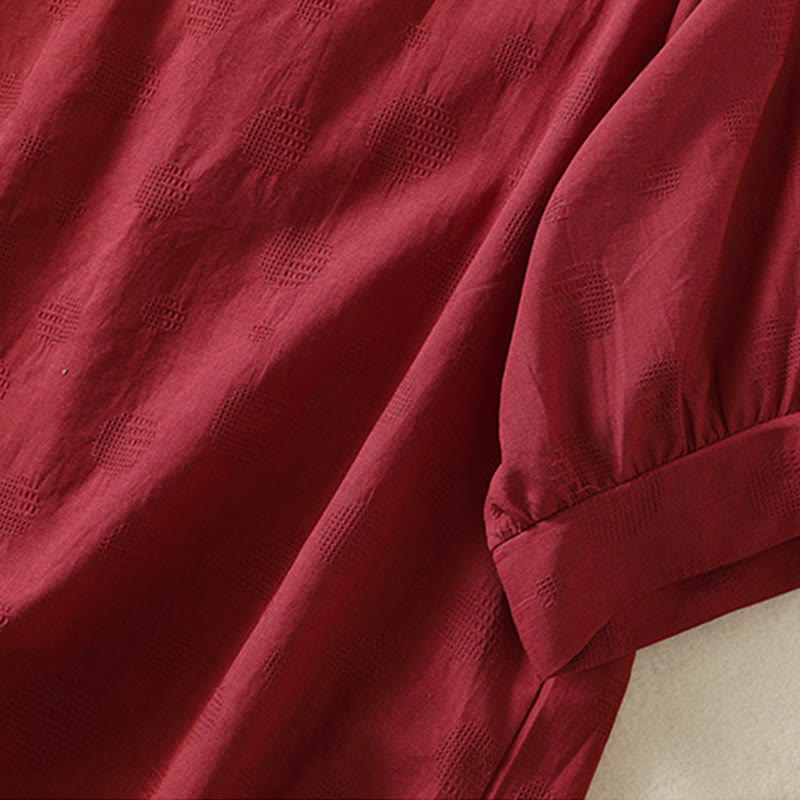 Buddha Stones 2点セット 無地 レディース 半袖シャツ ハーレムパンツ 瞑想服セット - image 30