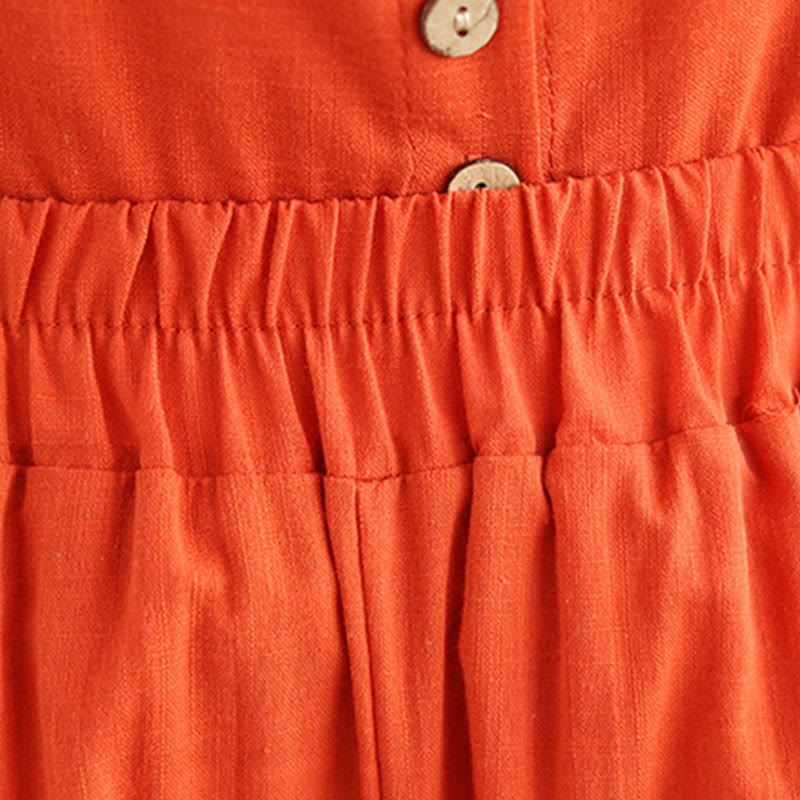 Buddha Stones 2点セット カジュアル レディース スタンドカラー シャツ ゆったりパンツ 瞑想服 セット - image 18