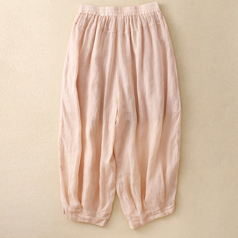 Buddha Stonesの刺繍模様入りレディースハーレムパンツ（ポケット付き） - image 11
