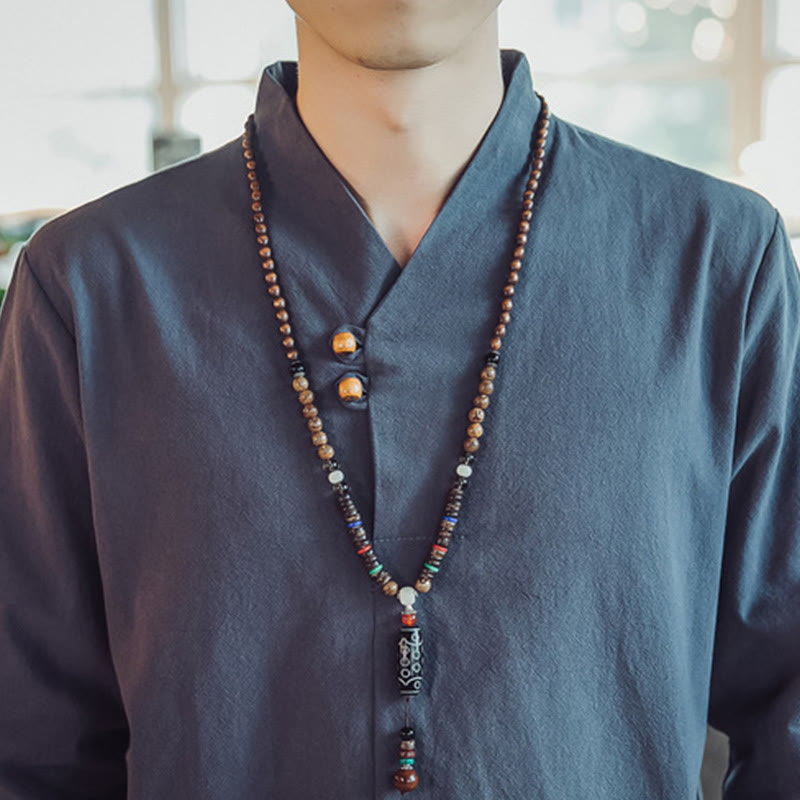 Buddha Stonesコットンシャツ 足首丈パンツ ポケット付き メンズ 瞑想用クロスセット 2点セット - image 43
