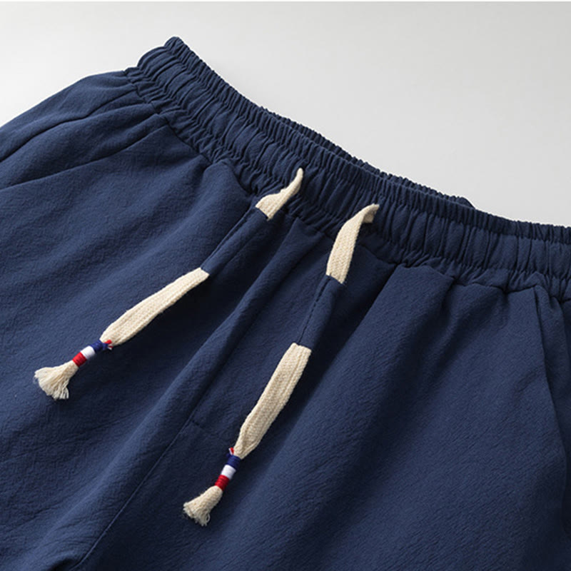 Buddha Stones2点セット 漢字鶴柄 コットンシャツパンツ ポケット付き メンズ 瞑想用布セット - image 8