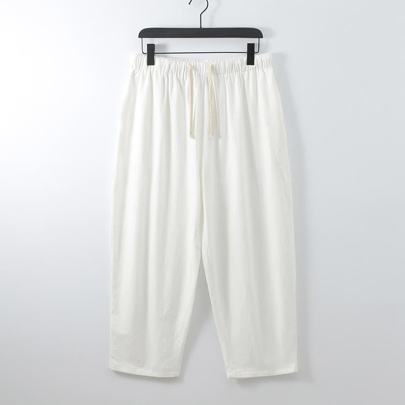 Buddha Stonesコットン着物 アンクル丈パンツ メンズ 瞑想用 布セット 2点セット - image 4