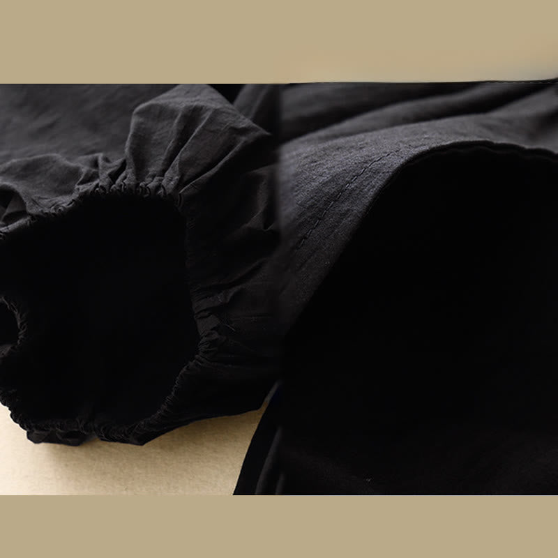 Buddha Stonesカジュアル シンプルデザイン レディース ハーレムパンツ ポケット付き - image 3