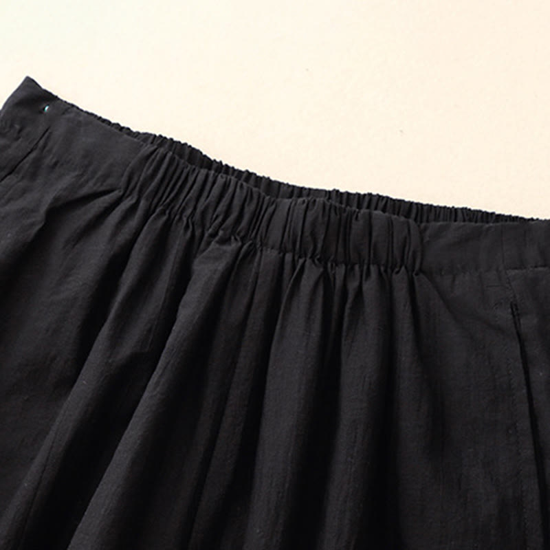 Buddha Stonesカジュアル シンプルデザイン レディース ハーレムパンツ ポケット付き - image 1