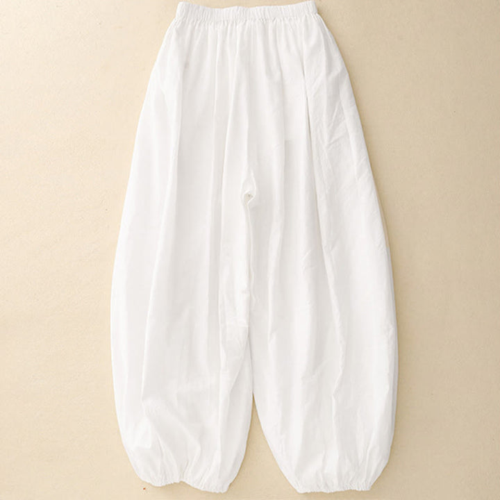 Buddha Stonesカジュアル シンプルデザイン レディース ハーレムパンツ ポケット付き - image 5