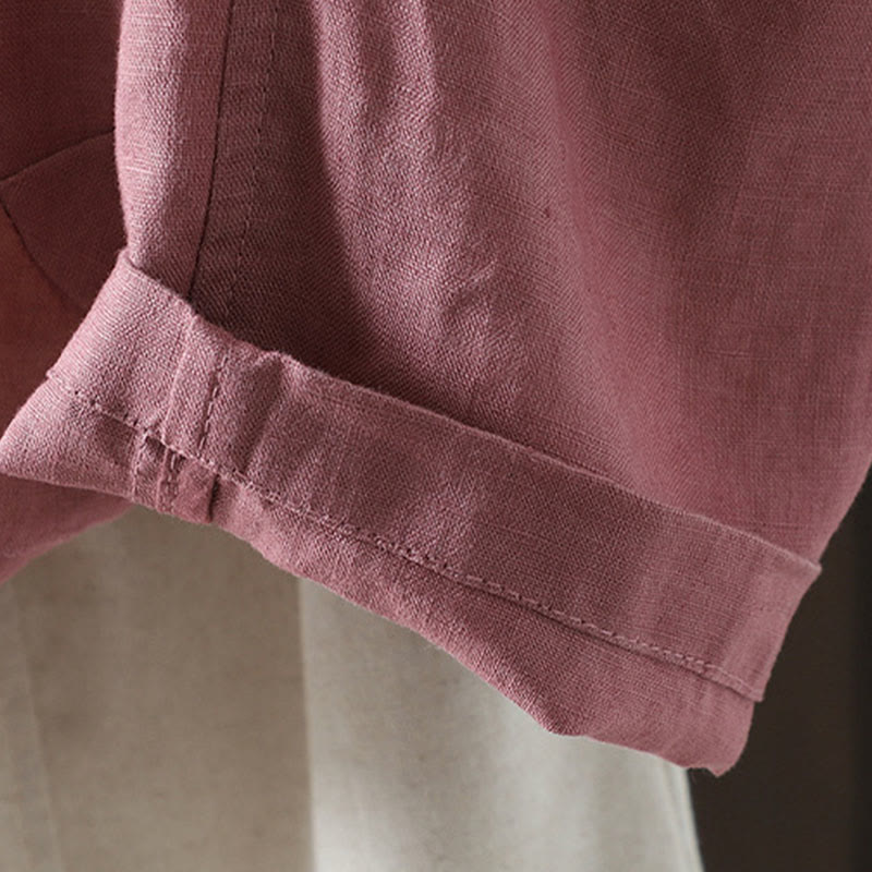 Buddha Stonesピュアカラー Vネック レディース コットンジャケット ポケット付き - image 13