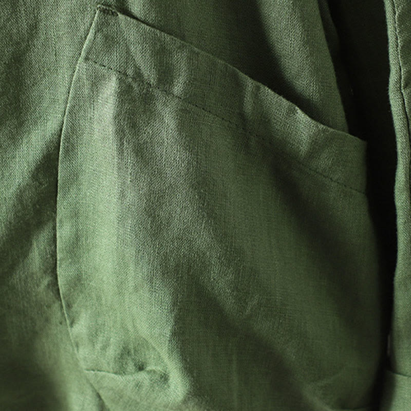 Buddha Stonesピュアカラー Vネック レディース コットンジャケット ポケット付き - image 22