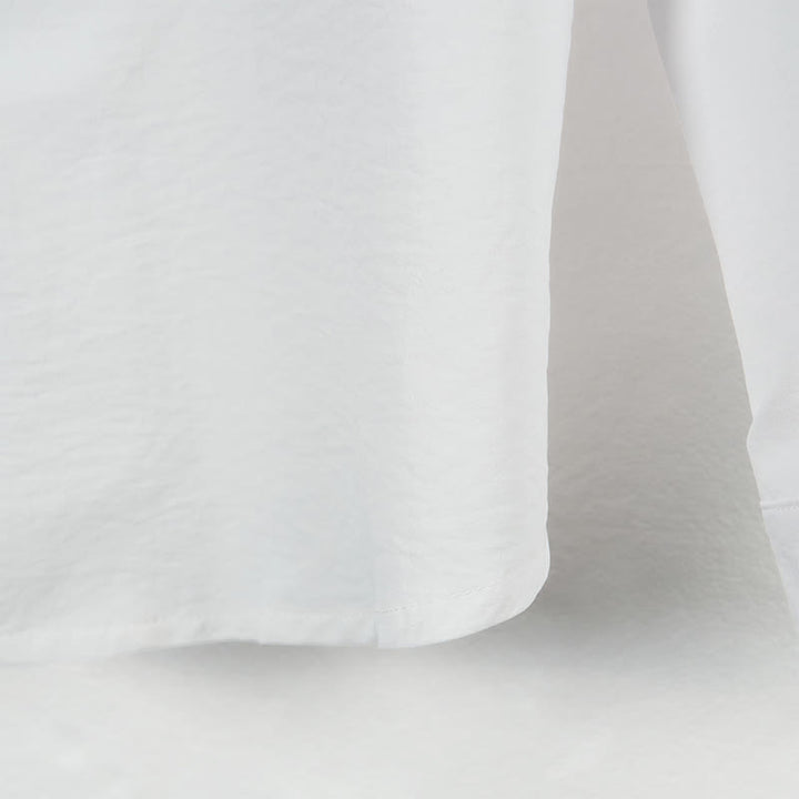 Buddha Stones無地ボタン秋長袖メンズシャツ - image 10