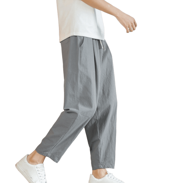 Buddha Stonesポケット付きメンズ サマーコットンパンツ - image 25