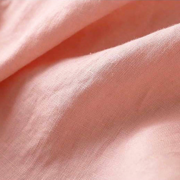 Buddha Stonesカジュアル 刺繍 花 斜め襟 ストラップ 長袖 コットン レディース シャツ - image 5