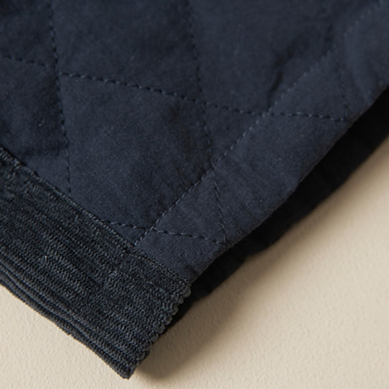 Buddha Stonesダイヤモンドキルティングデザイン サーマル レディース ハーレム コットンパンツ ポケット付き - image 7