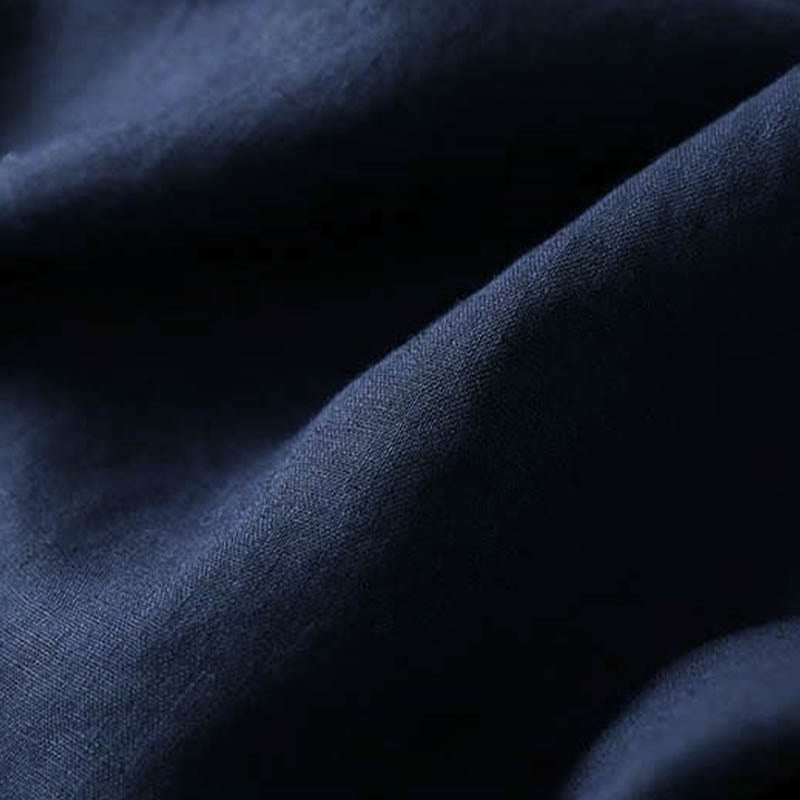 Buddha Stonesカジュアル 刺繍 花 斜め襟 ストラップ 長袖 コットン レディース シャツ - image 10