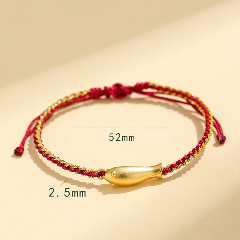 Buddha Stones999スターリングシルバー 幸運の鯉の守護ロープブレスレット - image 13