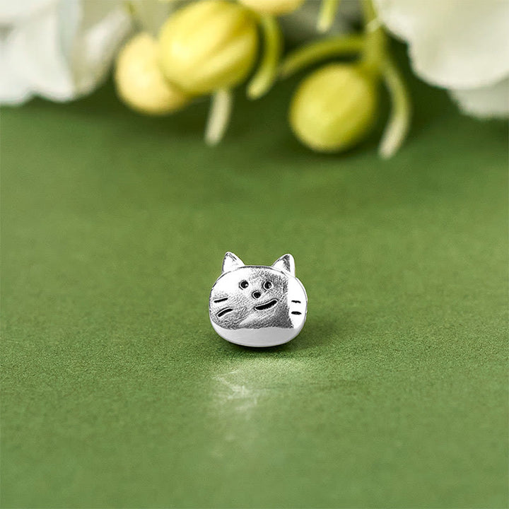 Buddha Stones925スターリングシルバー ミニキャット良縁祈願チェーンブレスレット - image 10