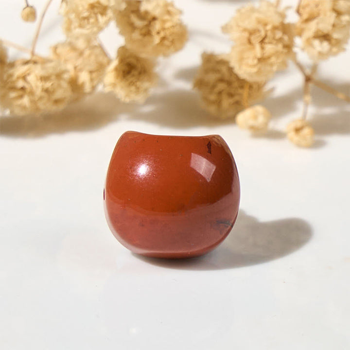 Buddha Stones顔のない猫の頭のデザイン レッドターコイズ幸運ブレスレット - image 9