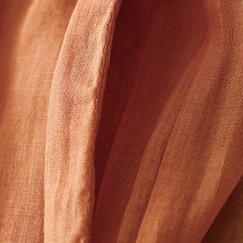 Buddha Stonesシンプルデザイン ドローストリング コットン レディース ワイドレッグパンツ ポケット付き - image 24