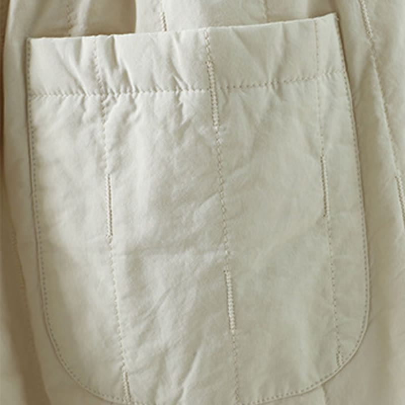 Buddha Stones冬 無地 レディース ハーレム コットン アンクル丈 パンツ ポケット付き - image 12