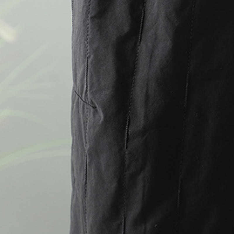 Buddha Stones冬 無地 レディース ハーレム コットン アンクル丈 パンツ ポケット付き - image 4