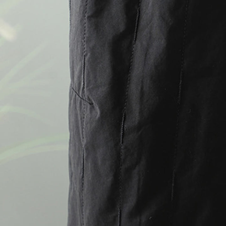 Buddha Stones冬 無地 レディース ハーレム コットン アンクル丈 パンツ ポケット付き - image 4