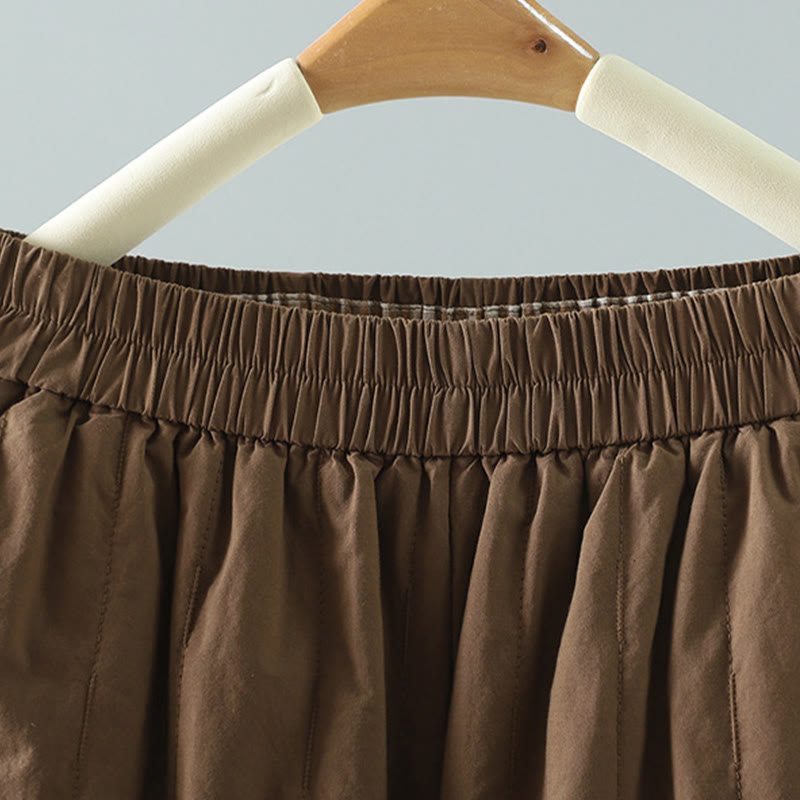 Buddha Stones冬 無地 レディース ハーレム コットン アンクル丈 パンツ ポケット付き - image 18