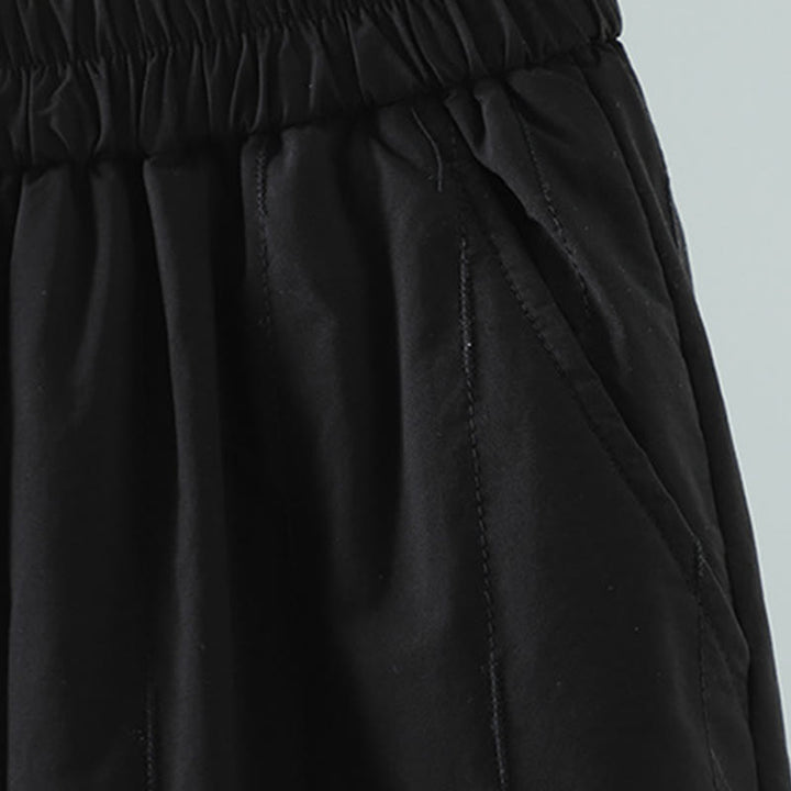 Buddha Stones冬 無地 レディース ハーレム コットン アンクル丈 パンツ ポケット付き - image 2