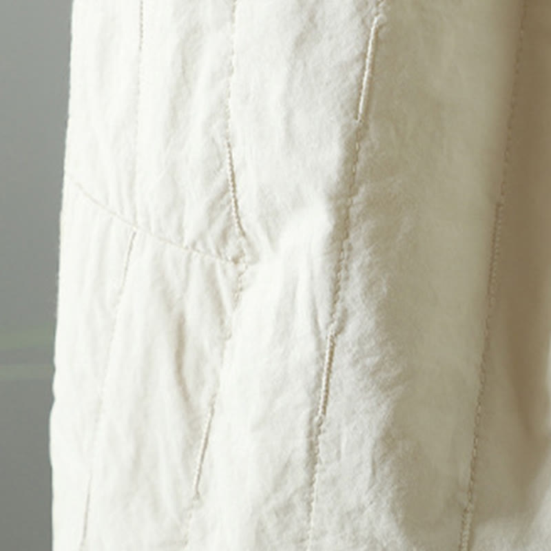 Buddha Stones冬 無地 レディース ハーレム コットン アンクル丈 パンツ ポケット付き - image 15