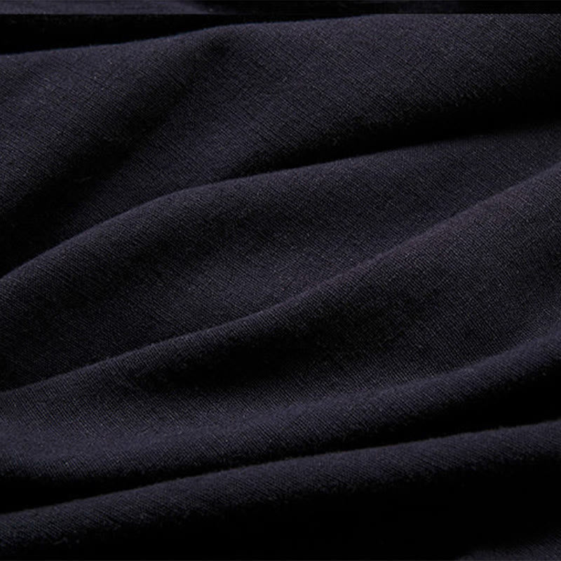 Buddha Stonesメンズ プレーンデザイン オープンフロントジャケット コットンリネン 長袖着物 - image 7