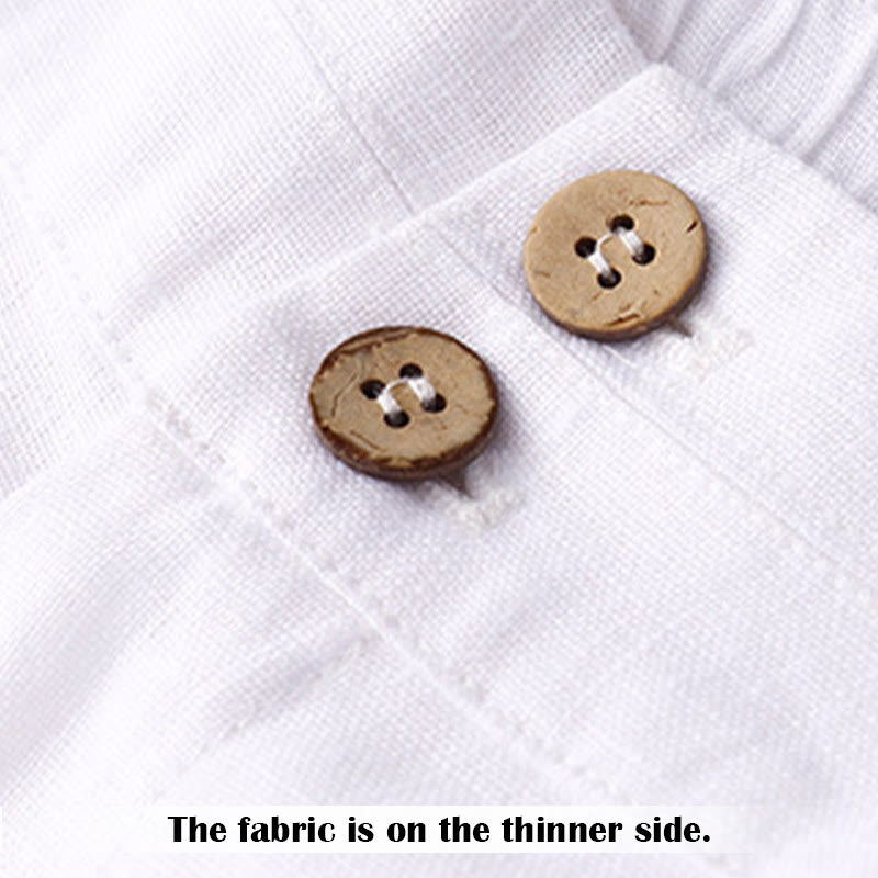 Buddha Stones夏 カジュアル シンプルデザイン リネン レディース ワイドレッグパンツ ジッパーポケット付き - image 7