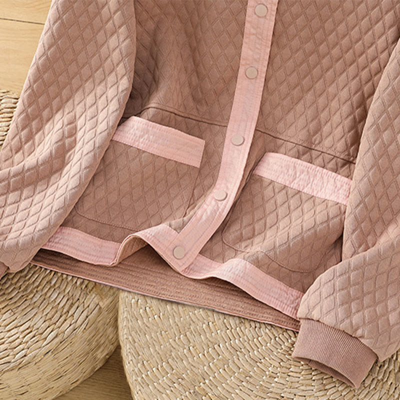 Buddha Stonesレトロプレーン レディース コットン 長袖ジャケット ポケット付き - image 13