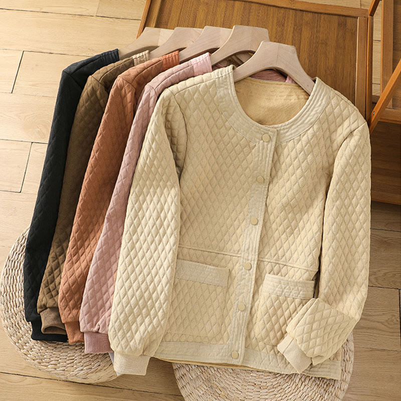 Buddha Stonesレトロプレーン レディース コットン 長袖ジャケット ポケット付き - image 36