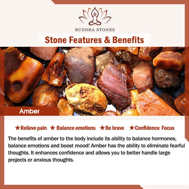 Buddha Stonesホワイトクリスタルビーズ 不規則な琥珀色の透明ネックレスペンダント - image 7