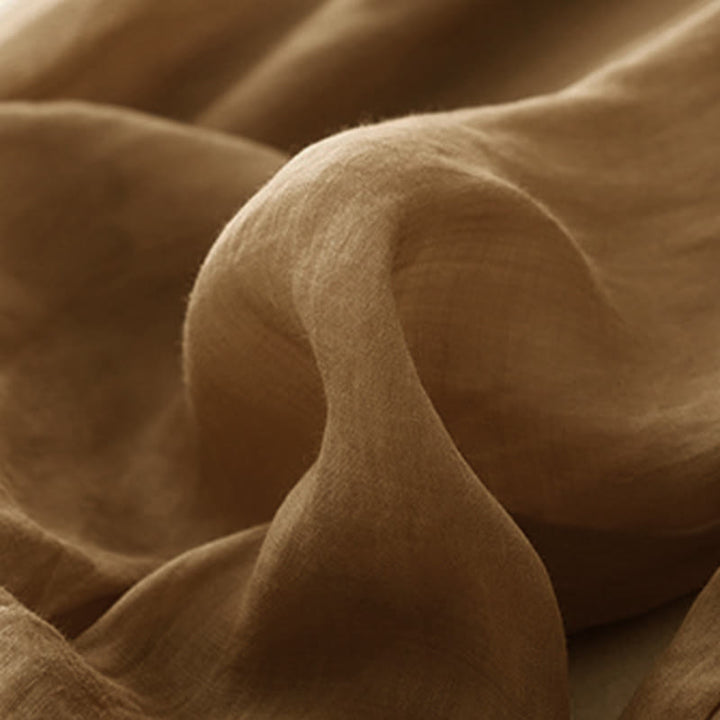 Buddha Stonesカジュアル ルーズ ダブルレイヤー 7-8丈 クロップドパンツ レディース パンツ ポケット付き - image 3