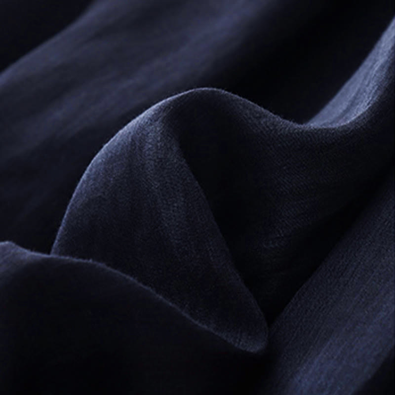 Buddha Stonesカジュアル ルーズ ダブルレイヤー 7-8丈 クロップドパンツ レディース パンツ ポケット付き - image 8